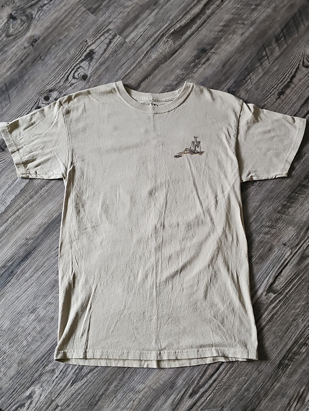 Classic Crewneck T‑Shirt in Light Beige